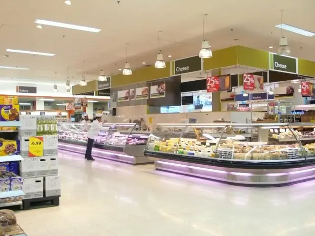 Inflation rate softens compared to previous year's figure.