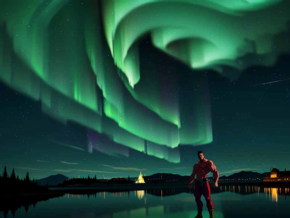 Aurora Borealis in Kiruna (Sweden)