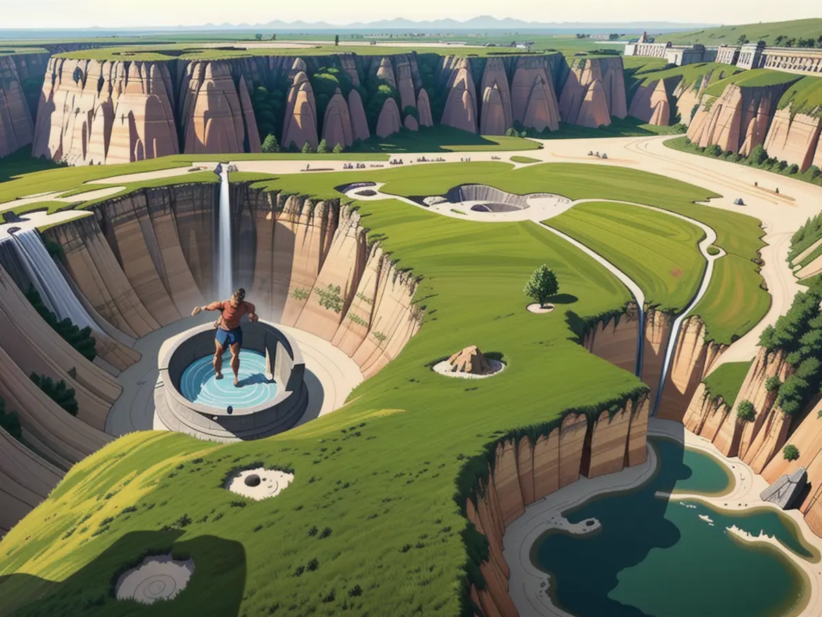 Soaring Perch at Quarry Depth