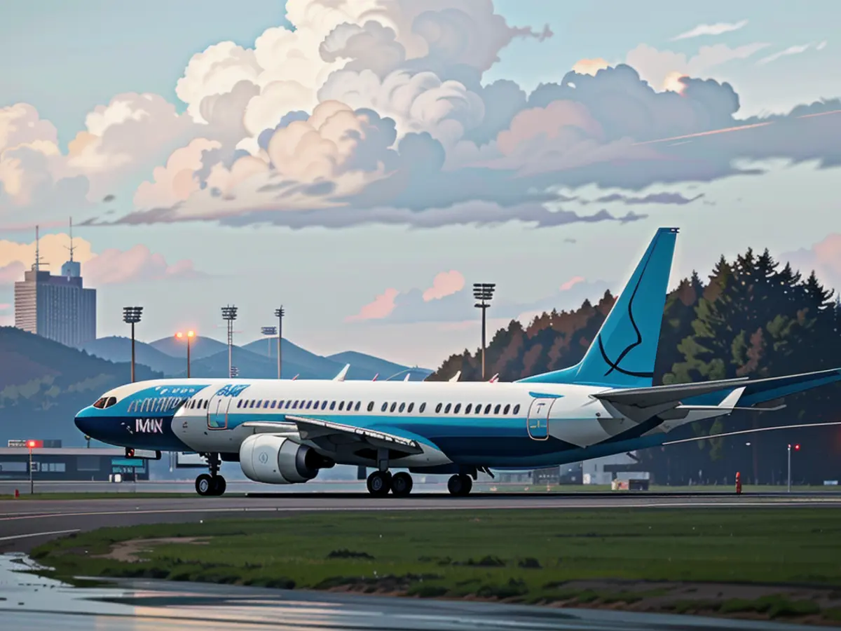 Boeing 737 MAX aircraft, destined for Xiamen Airlines, lands at King County International Airport in Seattle on Saturday, having traveled from China as a result of continuous tariff disagreements. Arrival at Seattle's King County International Airport of a Boeing 737 MAX bound for Xiamen Airlines of China, following a journey back from China due to prolonged tariff disagreements.
