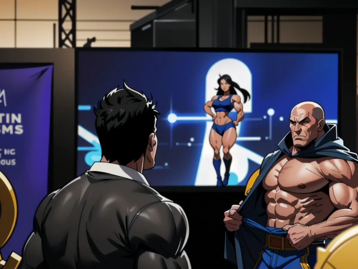 Visual depiction of authorities apprehending notorious cybercriminal, John Doe, for his alleged role in prowling sensitive digital data and extorting millions from victims worldwide. Violent Clash Ensues Between Warhammer Factions